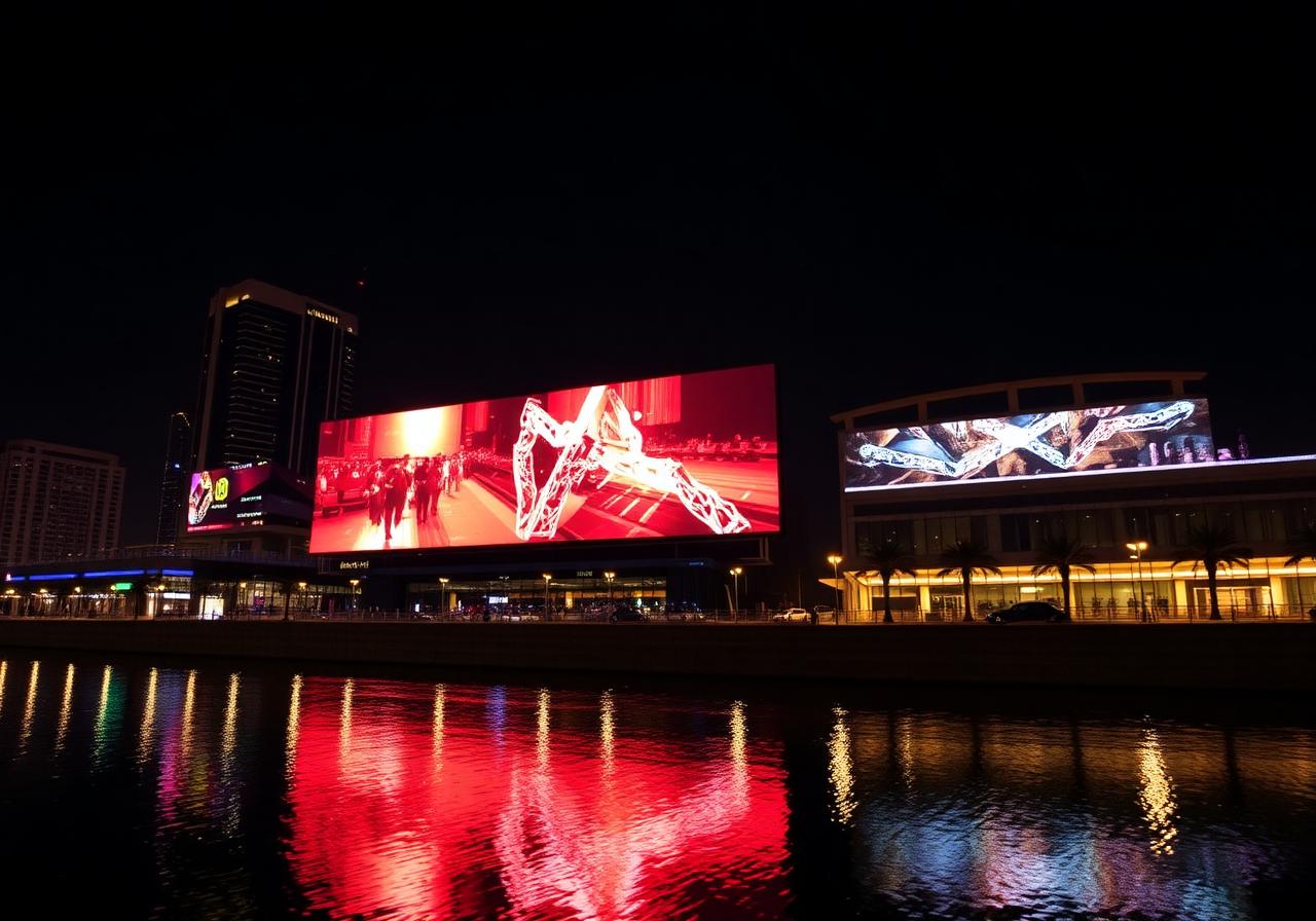 Abu Dhabi Corniche OOH advertising location